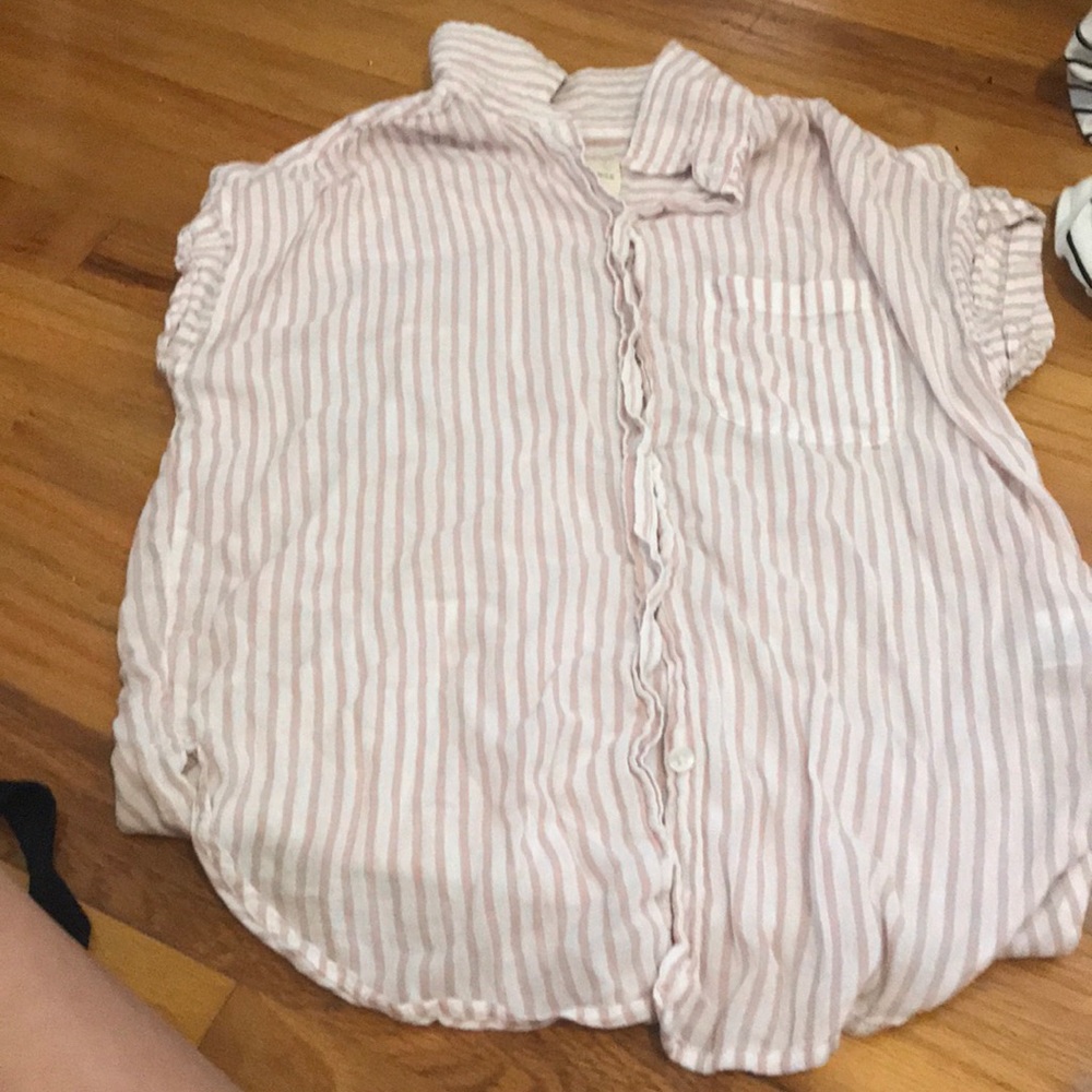 american eagle button up